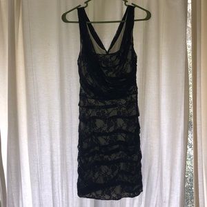 Blue lace dress from Express